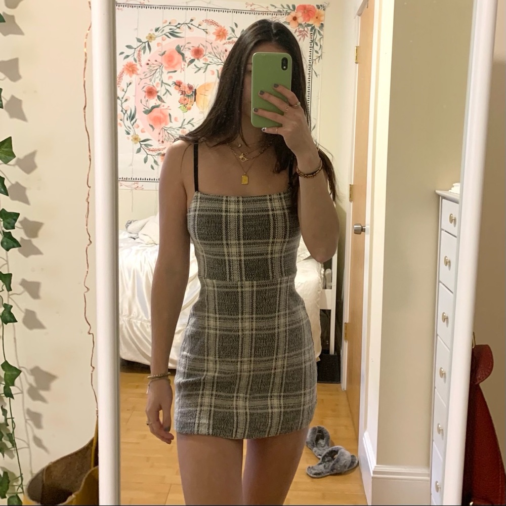 UO Cher Plaid Dress